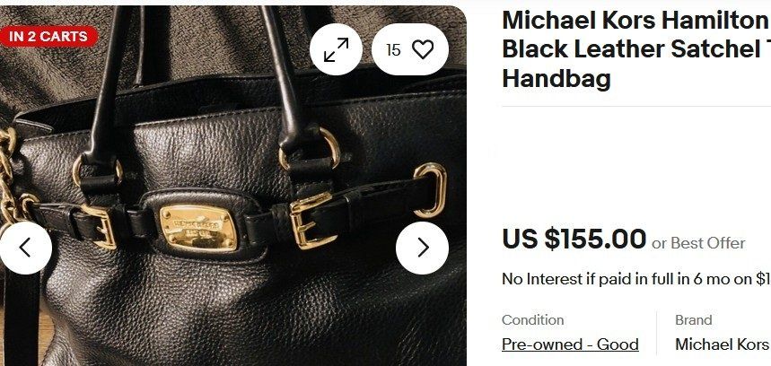 Michael Kors Taschen für Damen: Michael Kors Hamilton Tasche / sac – Gebraucht aus Collonges von arashee 9