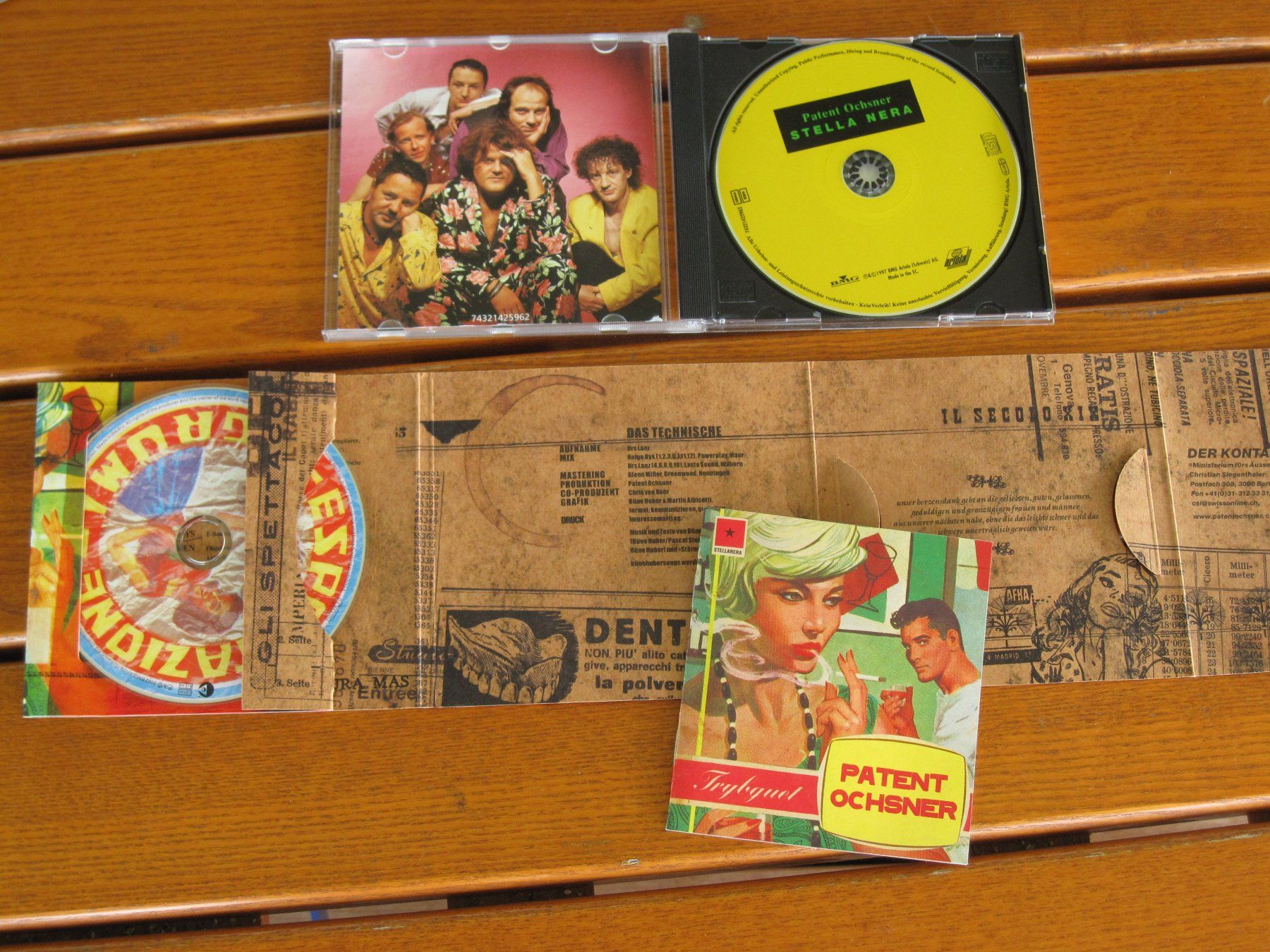 CD: Patent Ochsner: Stella Nera + Trybguet; Krokus Dirty Dynamit – Usato da Arbon venduto da lucullus61 2