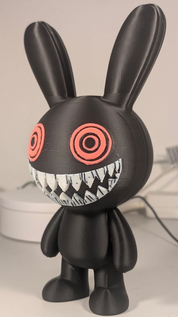 Figurines: Coniglio Horror PLA Multicolor | Evil Bunny Figure Decor – Neuf (Voir description) à Roveredo GR par 3D_ZAGA 2