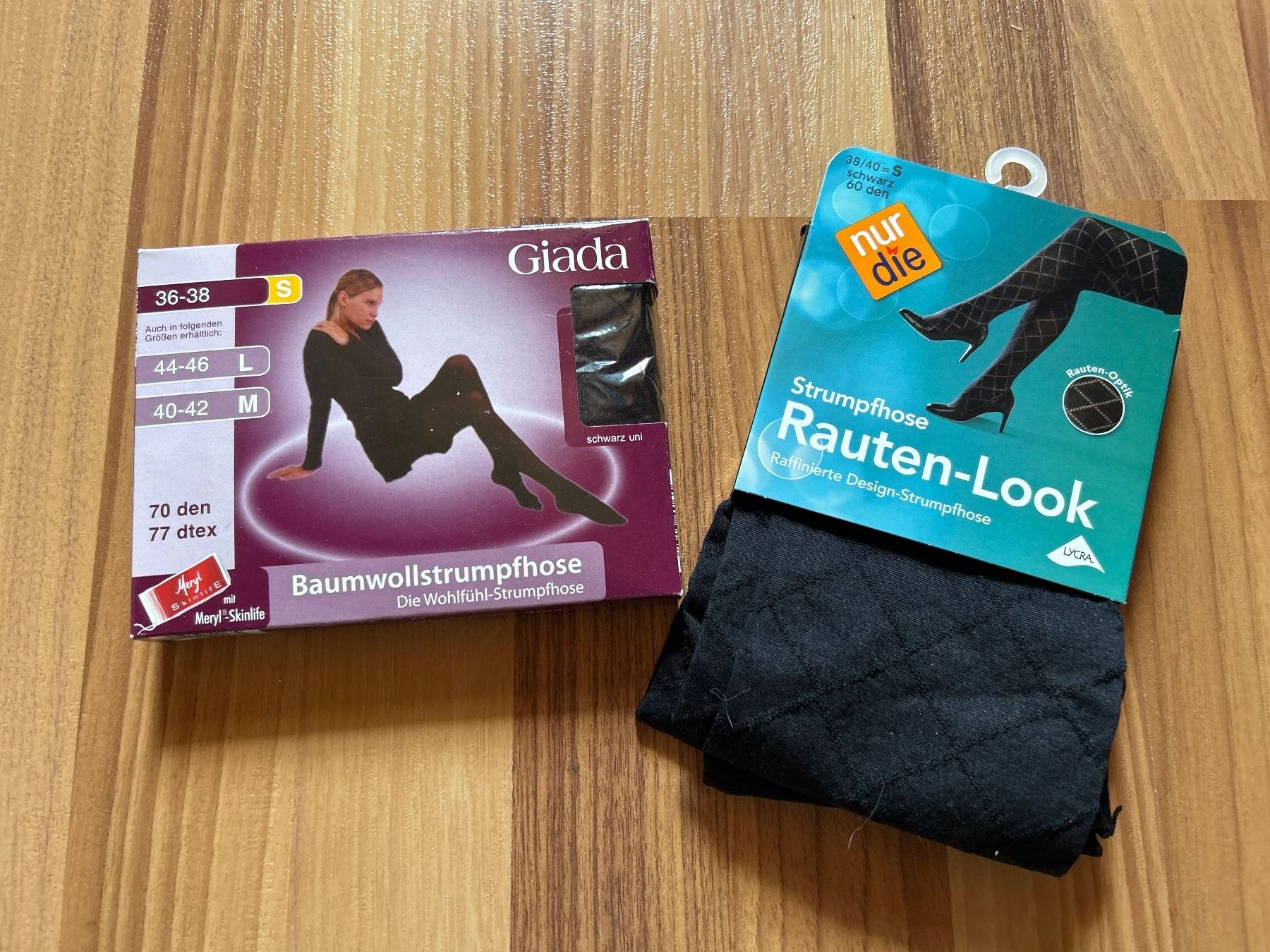 Strümpfe & Strumpfhosen: 2 Damen - Strumpfhose Grösse 38 / 40 – Neu und originalverpackt aus Villnachern von RicardoMary