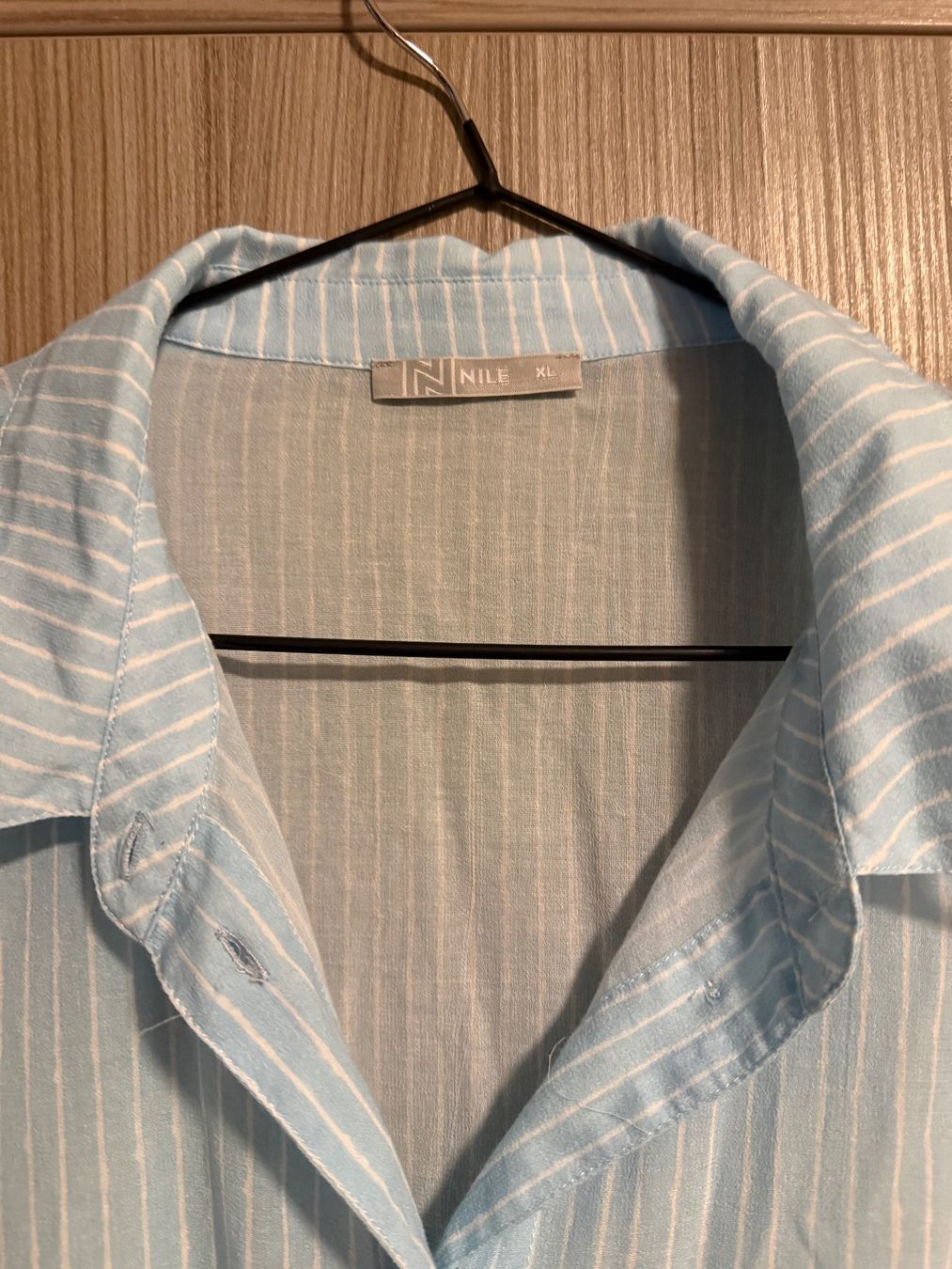 Nile Camicette: Nile Bluse hellblau weiss gestreift Gr. XL – Nuovo (secondo la descrizione) da Kloten venduto da ble_78dj 4