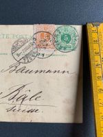 Alte Postkarte von 1882 Antwerpen nach Basel