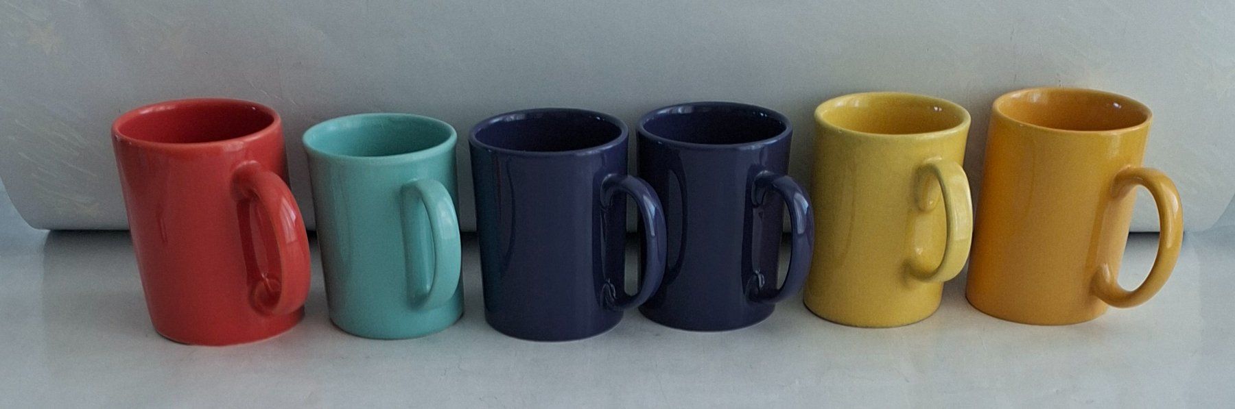 Rössler Tazze: 6er Set farbige Kaffee Tassen – Usato da Opfikon venduto da Diversamente 3