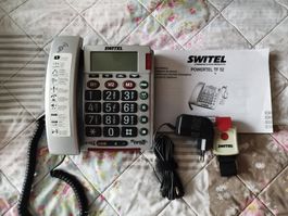 Notruftelefon Switel powertel tf52 mit Alarmknopf