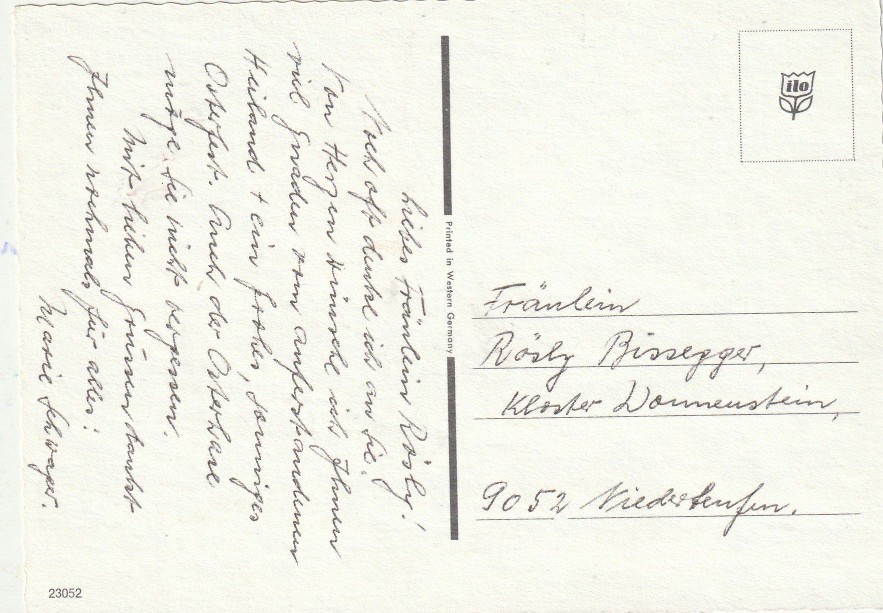 Cartoline postali: Blumenkarte – Usato da Lumbrein venduto da made02 1