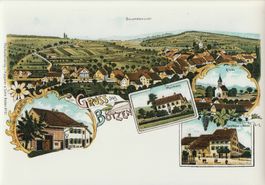 Gruss aus Bözen - (Ansicht um 1900 im Format A4, keine AK)