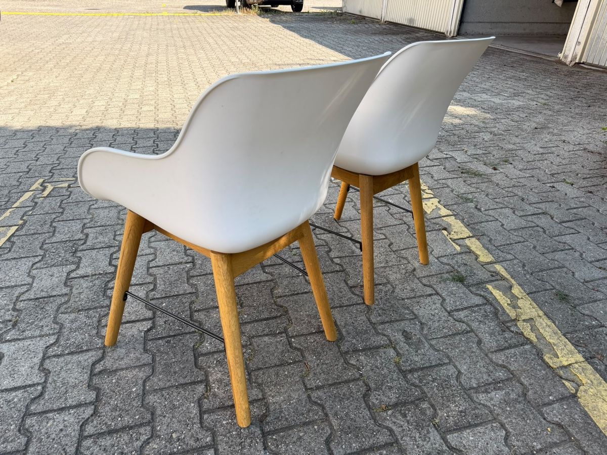 Sedie: Stühle Weiss Holzbeine Set 2 Stck.  – Usato da Ebikon venduto da cha_cvj6 1