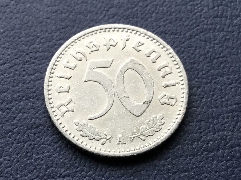 Tutti le monete: 50 Reichpfennig 1935 A – Usato da St. Margrethen SG venduto da alfapeugeot10 1