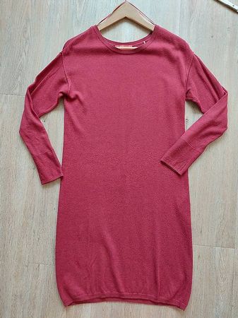 Top! Esprit Strickkleid S 36 grau 30% Viskose 30% Baumwolle