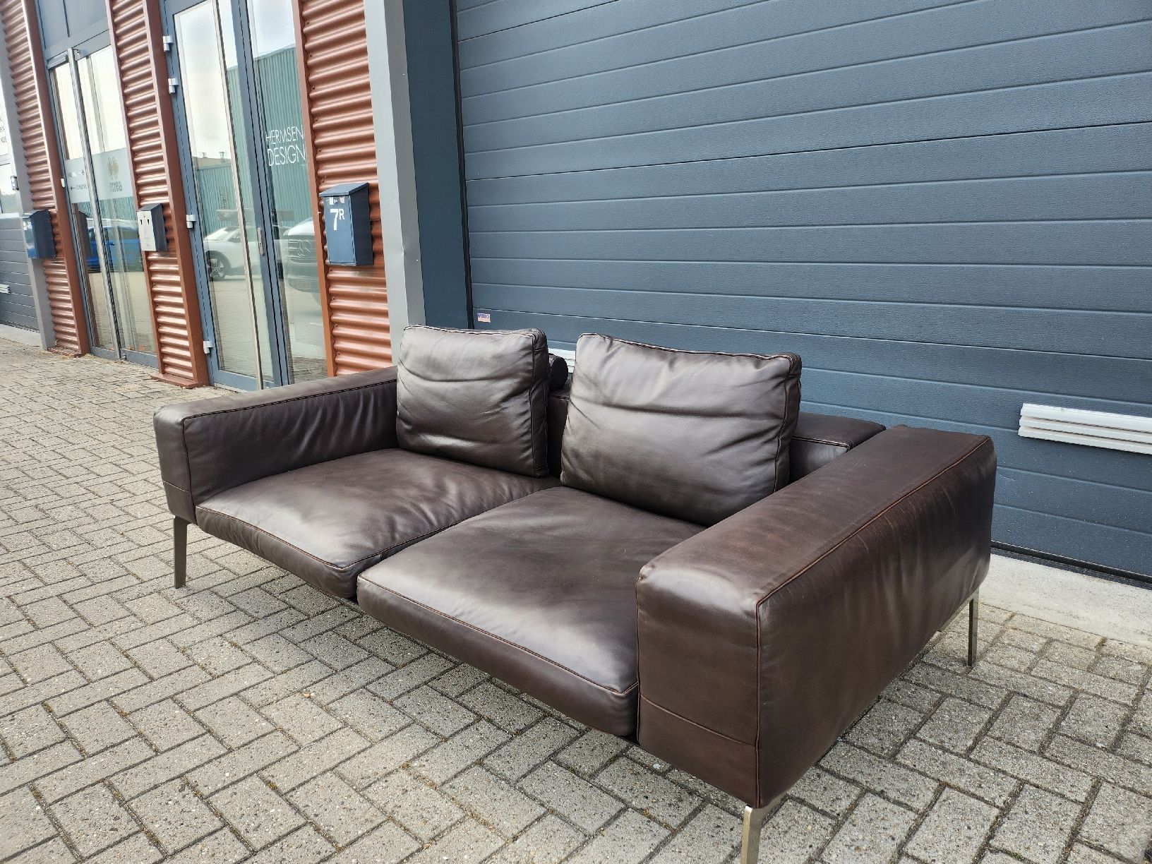 Flexform Divani: Flexform-Lifesteel 2-Sitzer-Sofa by Antonio Citterio – Usato da Gelderland venduto da HermsenDesign 1