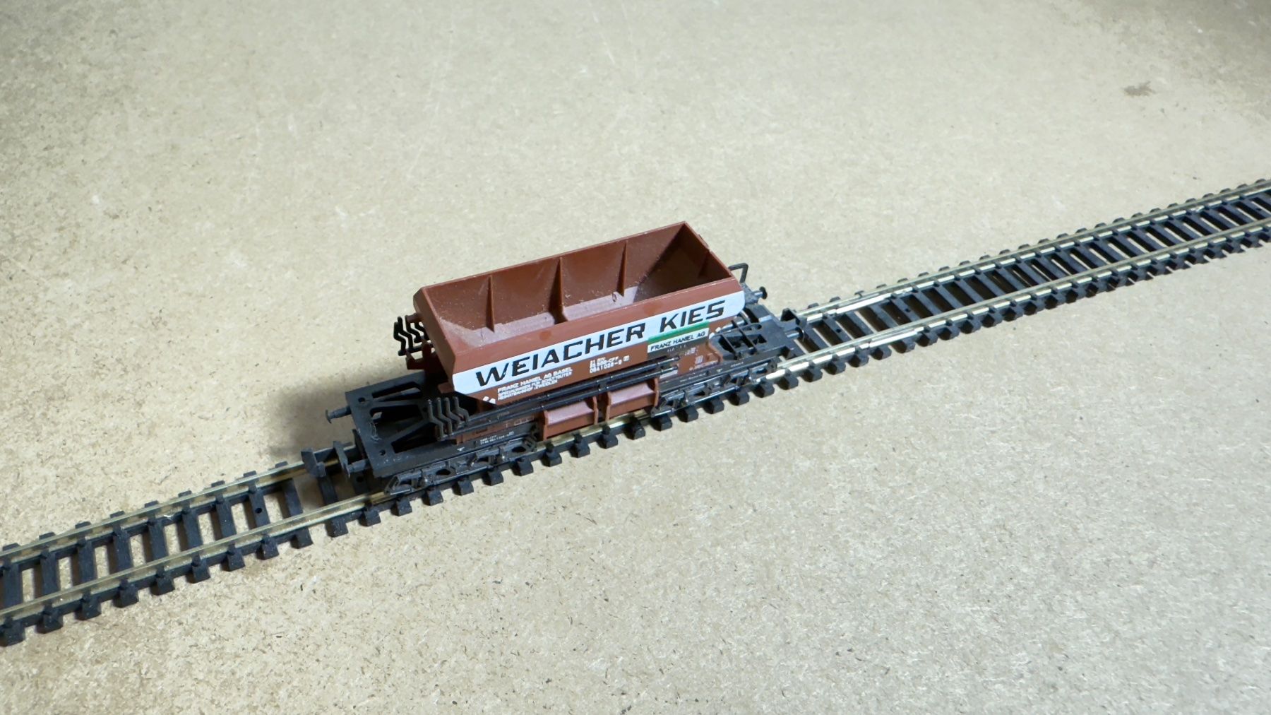 Trix Modellini di ferrovie: Trix Weiacher Kies Spur N mit OVP – Usato da Windlach venduto da Kelebra 4