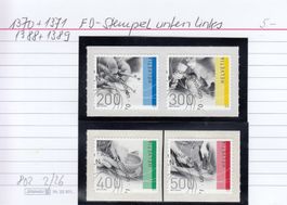 1370+1371, 1388+1389 FD-Stempel unten links