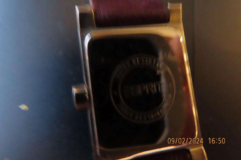 Esprit Damenuhr,m Batterie wechseln, 18x 21 mm mit stahl und