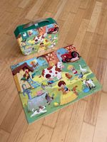 Janod Puzzle Bauernhof 24 Teile im Koffer 🚜🐔🐮