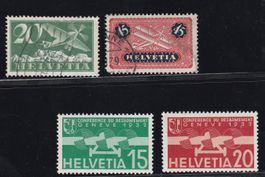 Timbres suisses poste aérienne 1923-1932