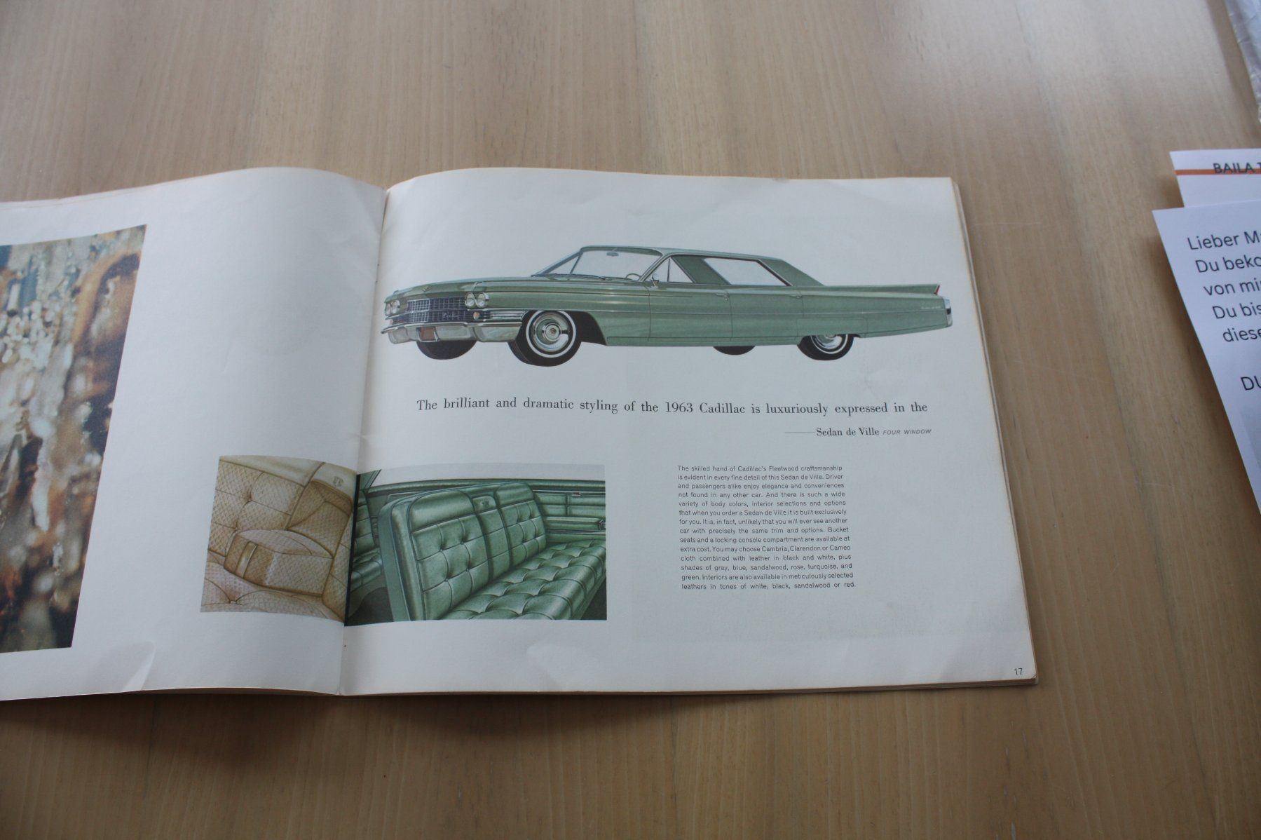 Cadillac Documenti: Cadillac Prestige Katalog 1963 Grossformat – Usato da Wikon venduto da erwin400 7