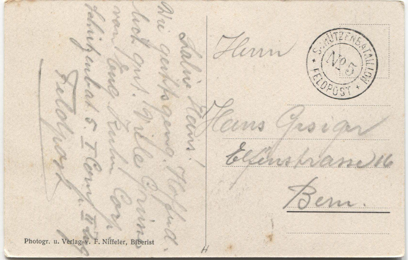 Cartoline postali: ARCH BE 1910 mit Oldtimer-Auto – Usato da Wil SG venduto da Clanx 2