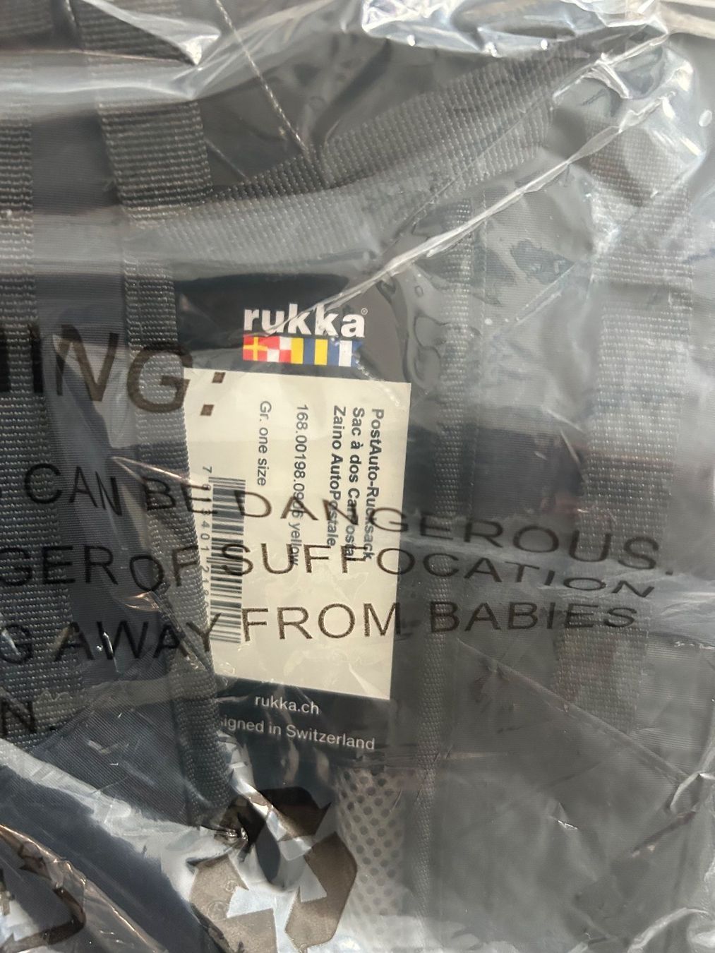 Rukka Zaini: PTT Rucksack Rukka – Nuovo e nell'imballaggio originale da Zumikon venduto da Uranus88 1