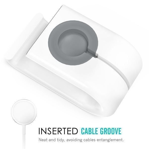 Smartwatch: Support blanc pour iphone Apple watch – Neuf avec emballage d'origine à Morges par DigiAC 4