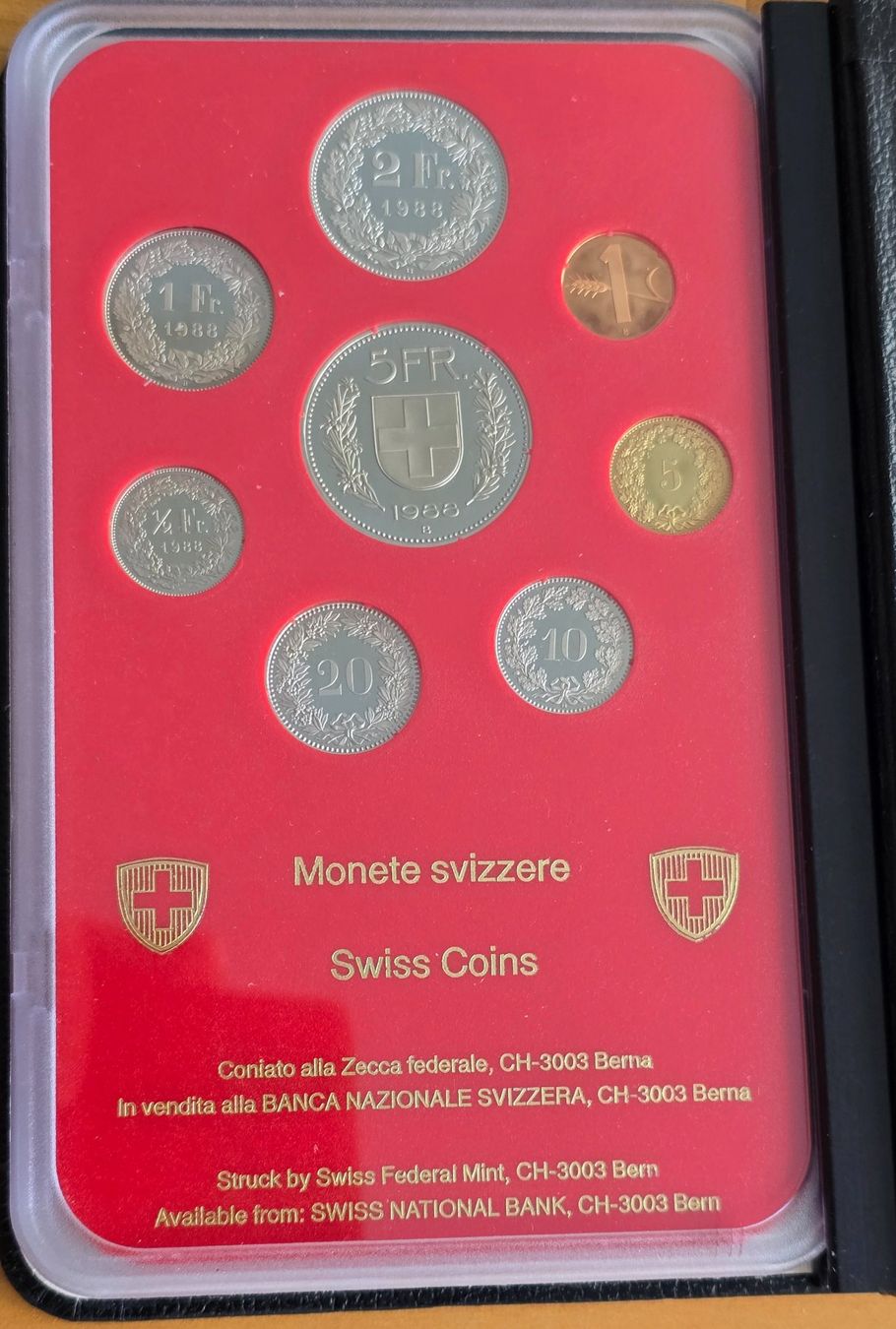 Tutti le monete: Kursmünzsatz 1988 PP polierte Platte – Nuovo (secondo la descrizione) da Winterthur venduto da Cruiser3