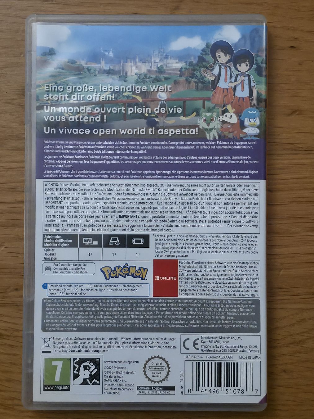 Pokémon Giochi: Pokemon Karmesin - Nintendo Switch  – Usato da Zürich venduto da jabo22 1