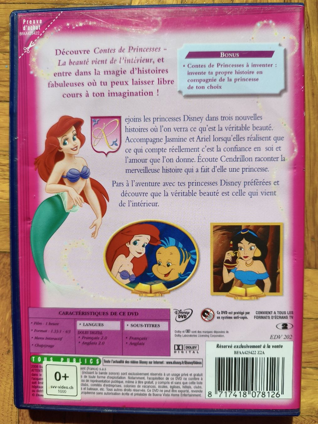 Alle DVDs: Disney - Contes de Princesses  – Gebraucht aus Renens VD von kollar7 1
