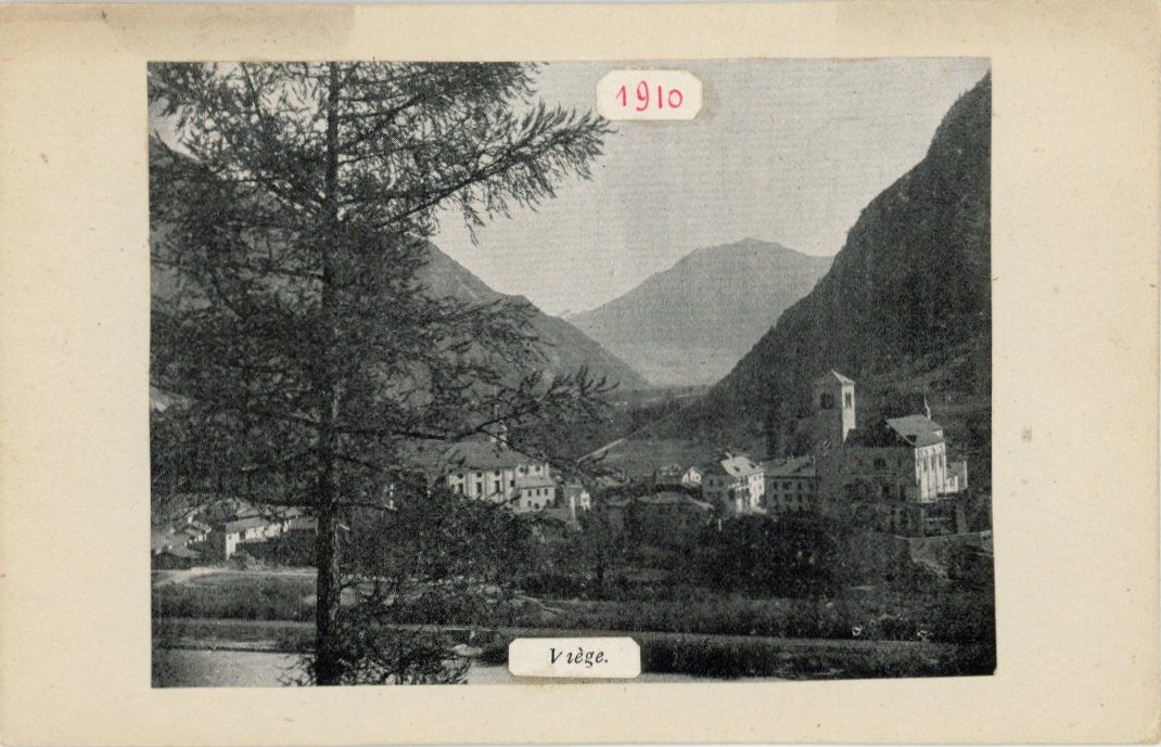 Cartoline postali: Visp / Viège   VS         um 1910 – Usato da Brig venduto da Valcards54