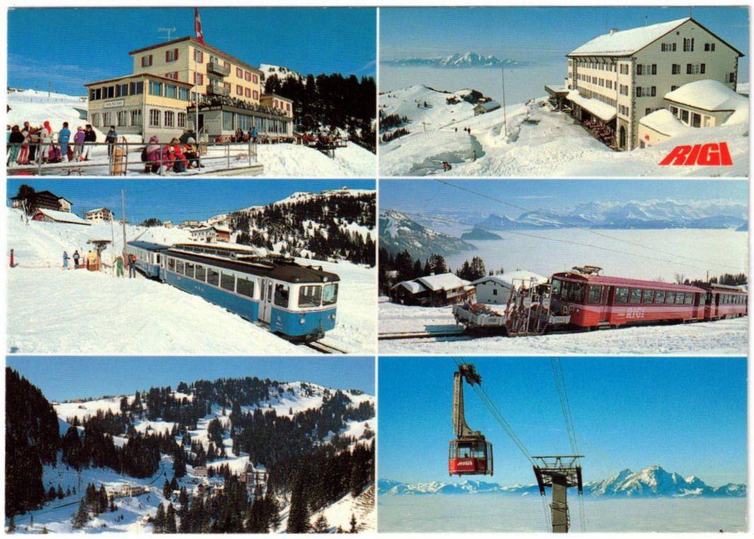 Cartes postales: Rigi - 6 Bild AK – D'occasion à Binningen par Mountainrider