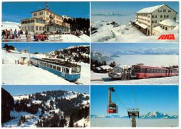 Rigi - 6 Bild AK