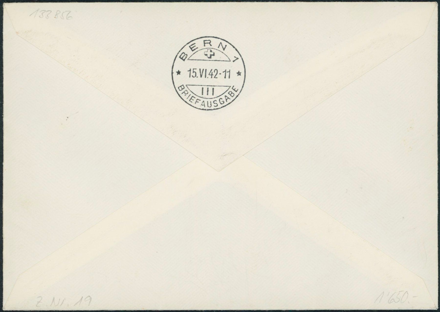 Tutti i francobolli: 1942 - Pro Patria - Block - Ersttagsbrief FDC ET – Usato da Schindellegi venduto da leecollect 1