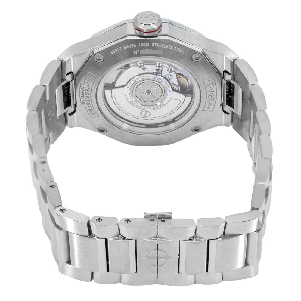 Baume & Mercier Uhren: Baume & Mercier Men's M0A10658 Riviera Automatic – Neu und originalverpackt aus Schindellegi von harveystore 4