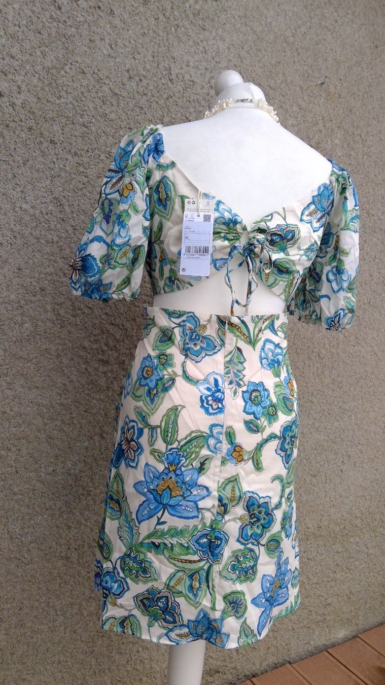 Mango Vestiti: Robe à fleurs MANGO, taille XL, coton, NEUF – Nuovo e nell'imballaggio originale da Agiez venduto da chouchanelle 4