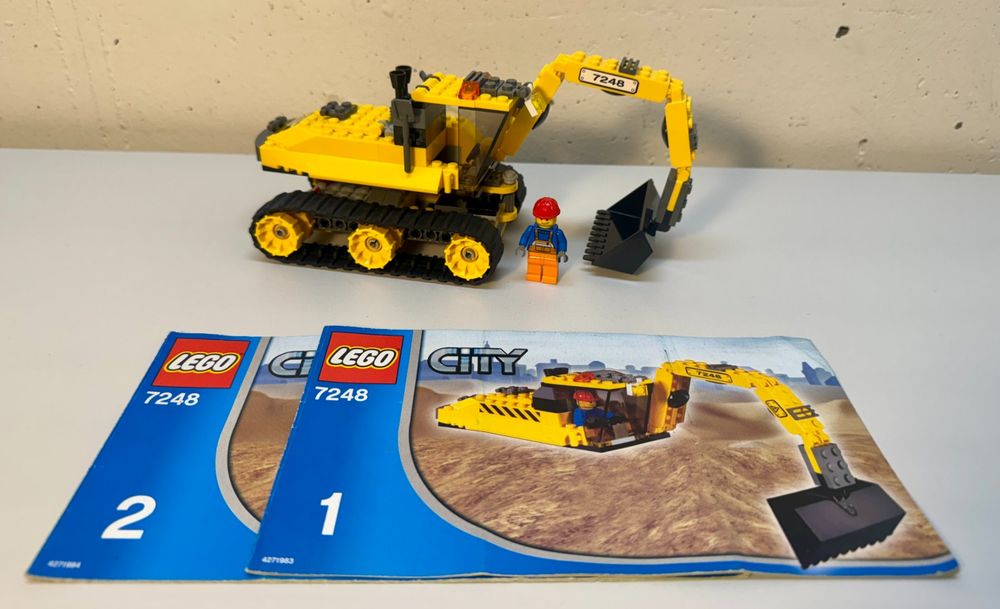 LEGO City 7248 Raupenbagger 2005 (Gebraucht) in Rechthalten für CHF 15 ...