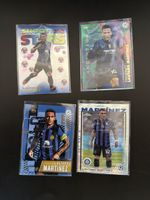 4 Fussballkarten Lautaro Martinez Topps Inter Mailand