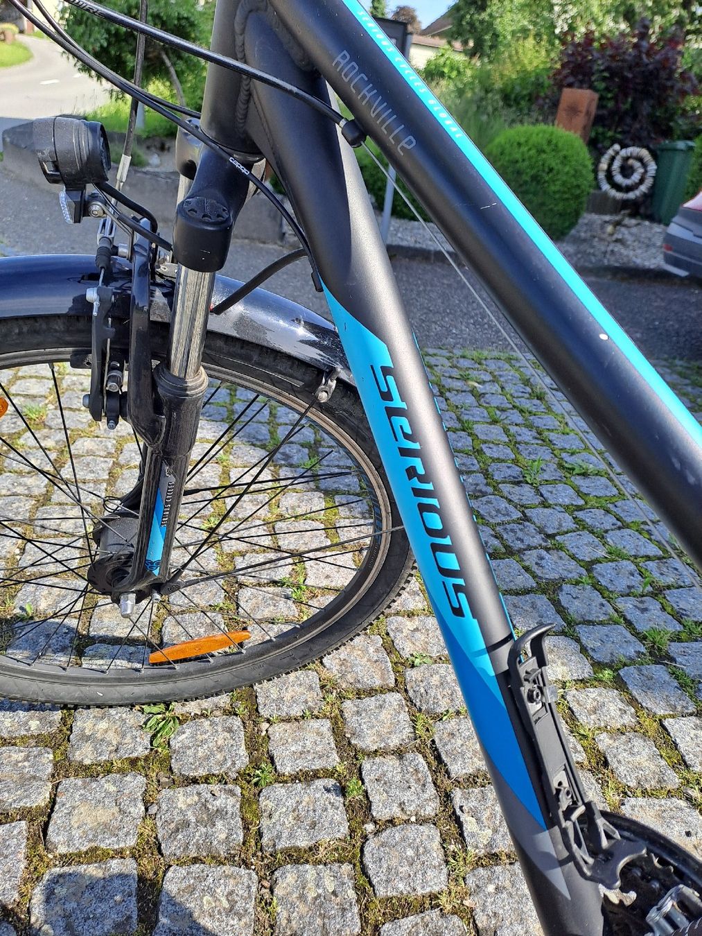 Biciclette: Rockville Kinderfahrrad blau 27,5'' – Usato da Messen venduto da esthera 4