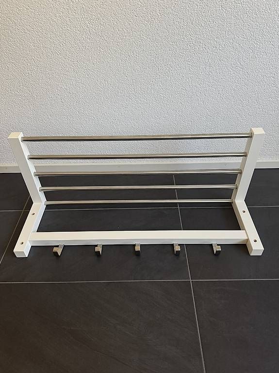 Garderobe: TJUSIG Hat rack, white, 79 cm – Gebraucht aus Cham von fin_58ll 1