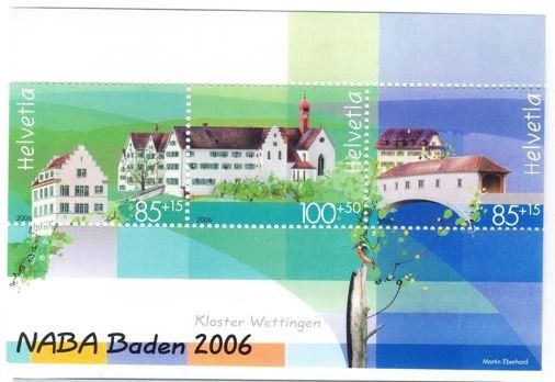 Tutti i francobolli: Bloc** NABA 2006 Kloster Wettingen – Nuovo (secondo la descrizione) da Dübendorf venduto da Aviafan77