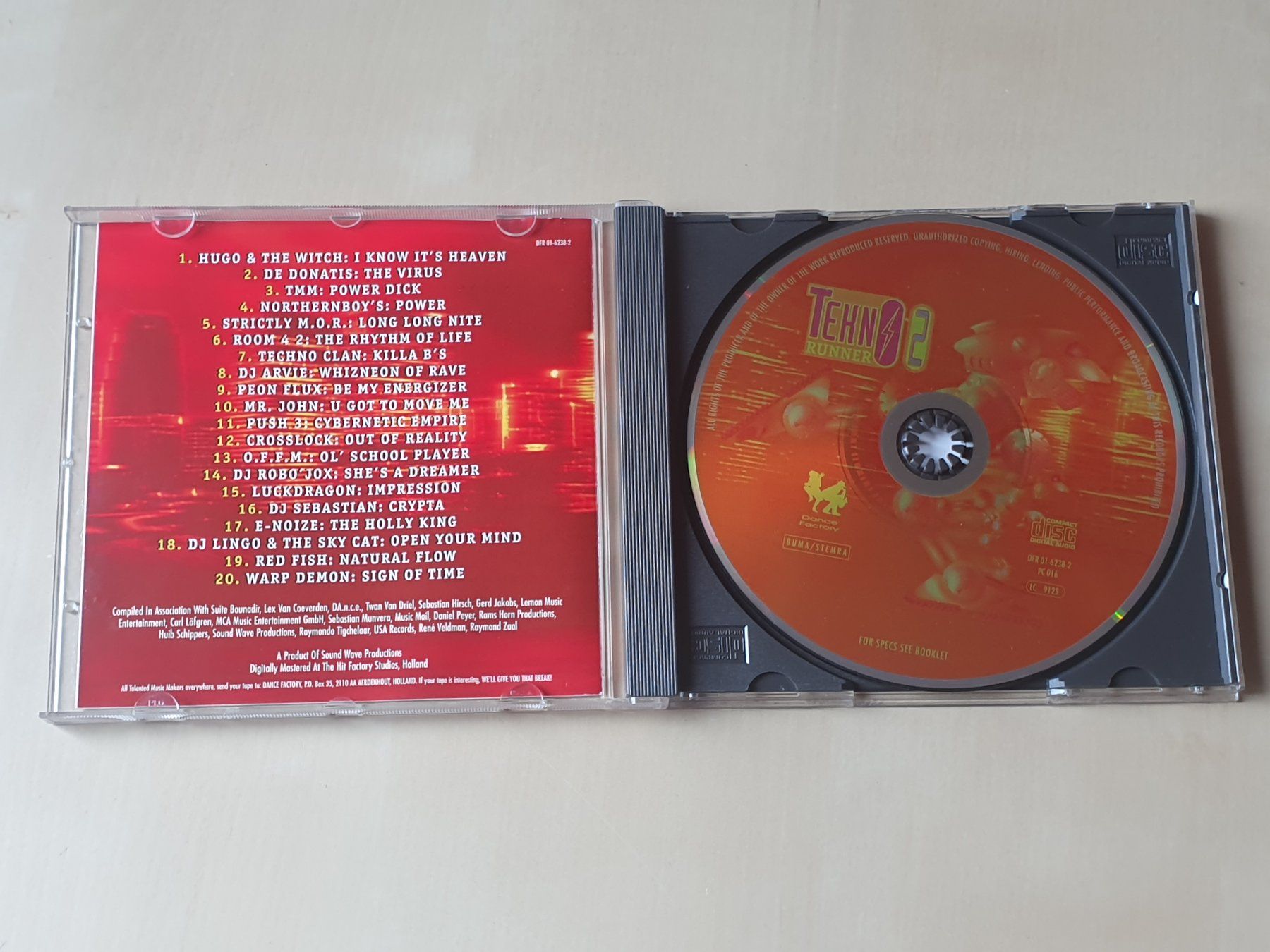 CD: Tekno Runner 2 – Usato da Stansstad venduto da collectorsshop 2