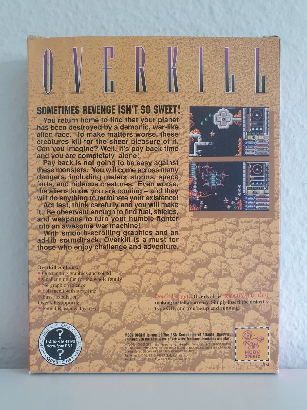 Spiele: PC Game OverKill (1992) US Big Box – Gebraucht aus Greifensee von perfectioN88 2