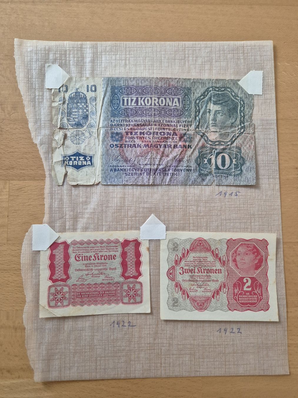 Billets de banque: 16 alte Noten, div. – D'occasion à Vilters par Fleiflomi 4