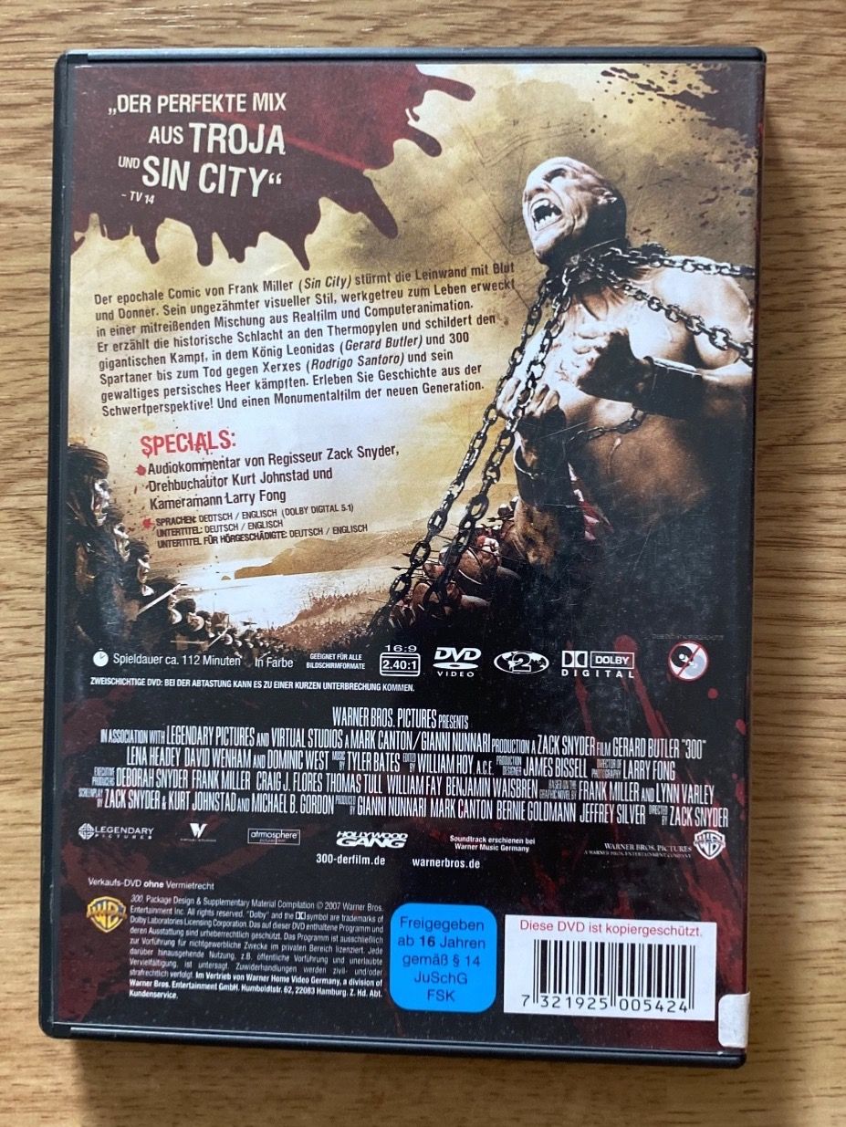 Alle DVDs: 300 DVD – Gebraucht aus Rafz von SaintCruz 1