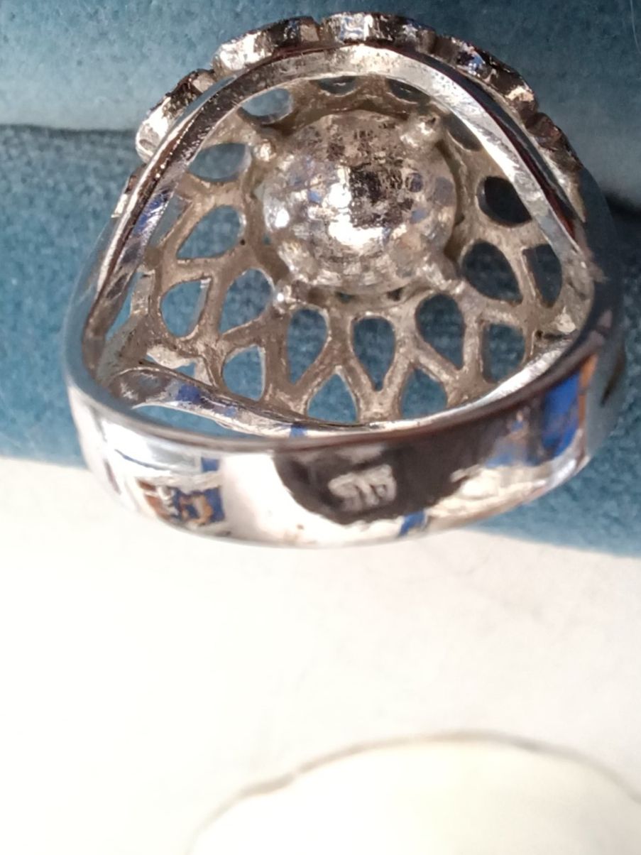 Anelli: Ring 925 Silber mit Perle Gr.57 – Usato da Romanshorn venduto da Hanibal424 2