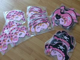 Lot de 17 masques de pirate pour enfants Fête & Amusement