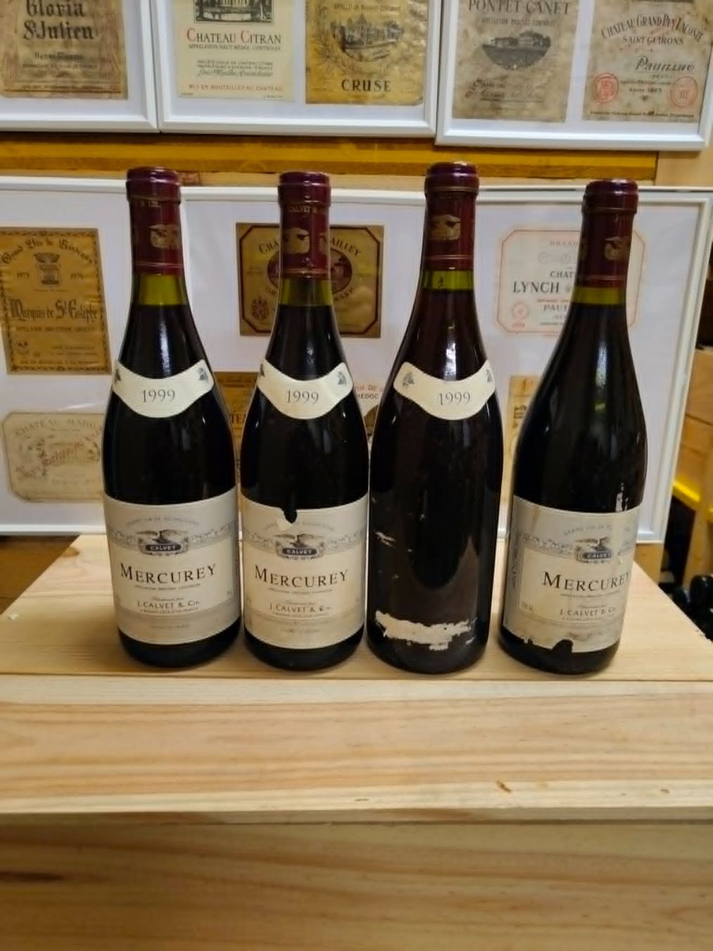 Vino: 4x 1999 MERCUREY CORBET – Nuovo e nell'imballaggio originale da Münchenstein venduto da weinundspirituosen