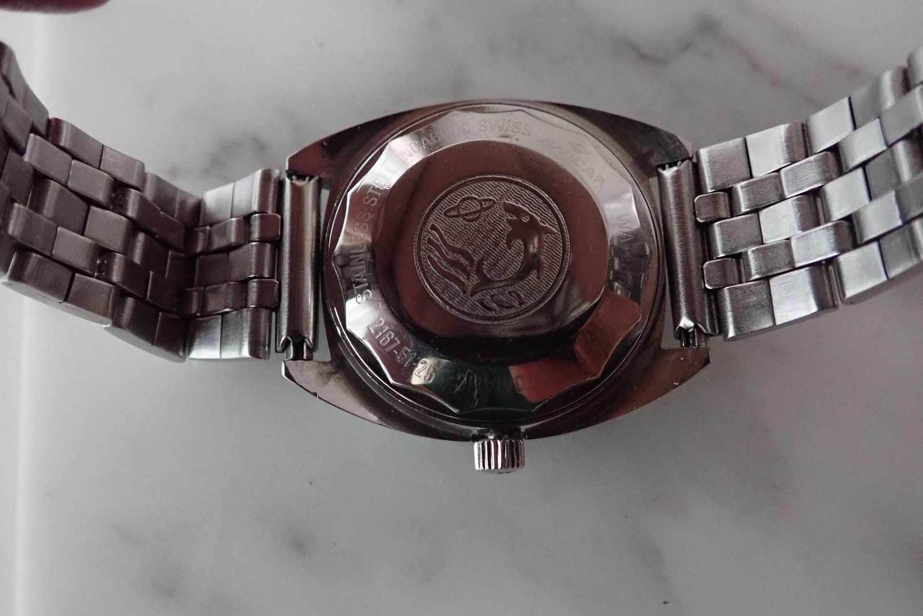 Enicar Orologi: VINTAGE!! ENICAR AUTOMATIC DAYDATA 37X42MM. – Usato da Wohlen AG venduto da superwatchesteam 3