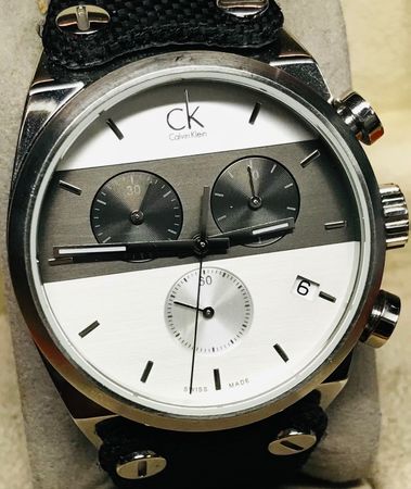CALVIN KLEIN ETA Chronograph Herrenuhr ( Neupreis: 325 CHF )
