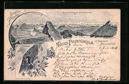 Vorläufer-Lithographie Pilatus, 1894, H