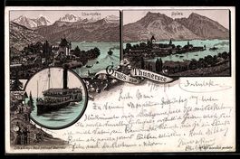 Litho Oberhofen, Ortsansicht, Blick auf 