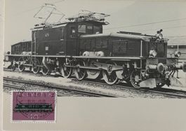 Maximumkarte, Philatelie, SBB, Lokomotive