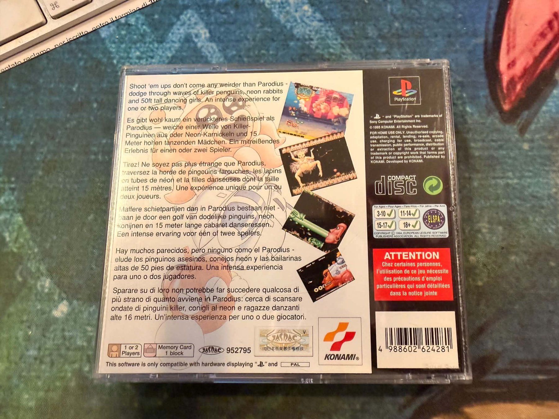 Sony Spiele: Parodius Sony Playstation – Gebraucht aus Giubiasco von tic_9z6n 1